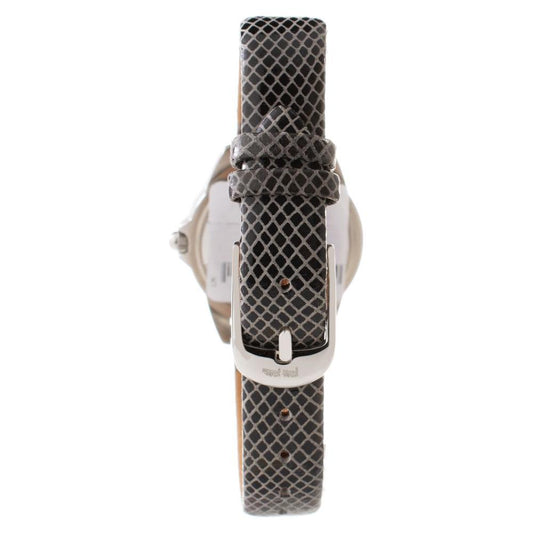 Folli Follie Gray Leather Watch Folli Follie Dark Slate Gray