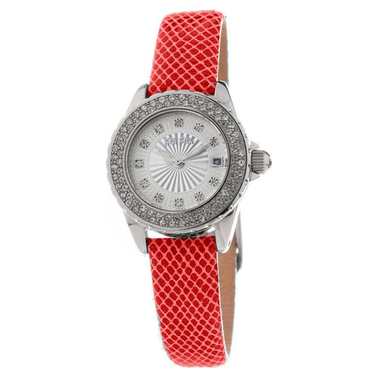 Folli Follie Red Leather Watch Folli Follie Dark Gray