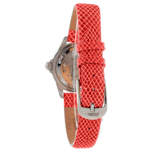 Folli Follie Red Leather Watch Folli Follie Light Coral