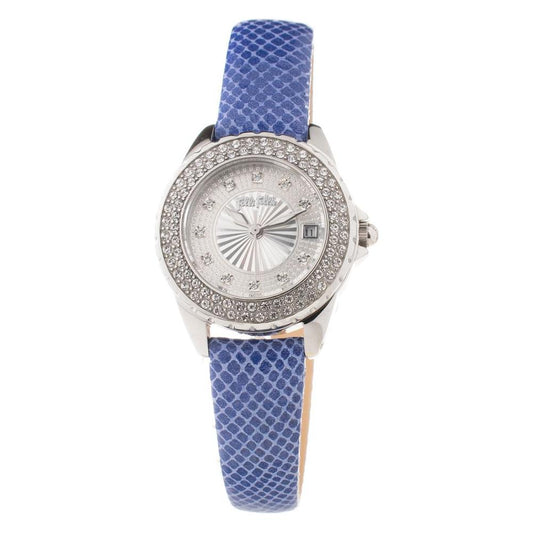 Folli Follie Blue Leather Watch Folli Follie Gray