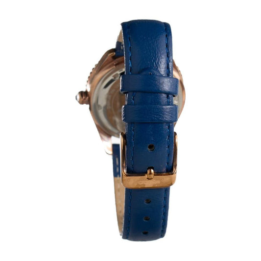 Folli Follie Blue Leather Watch Folli Follie Dark Slate Gray