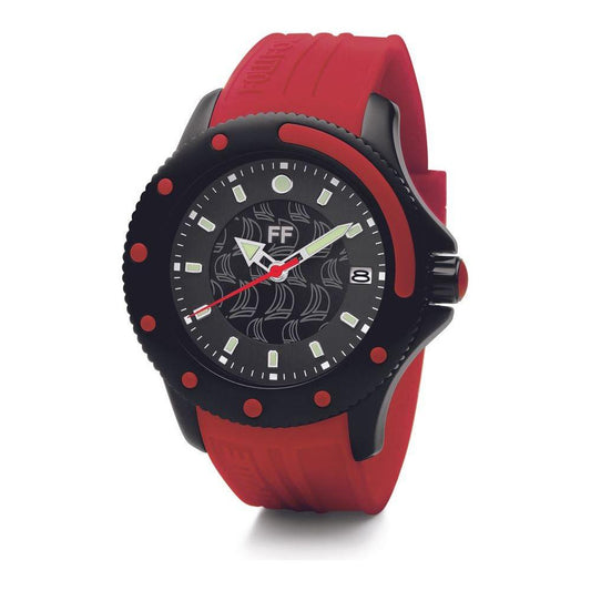 Folli Follie Red Silicone Watch Folli Follie Dark Slate Gray