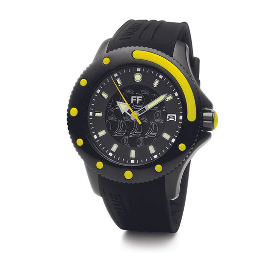 Folli Follie Black Silicone Watch Folli Follie Dark Slate Gray