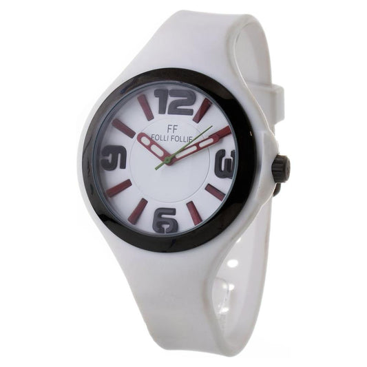 Folli Follie White Silicone Watch Folli Follie Gray