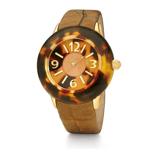 Folli Follie Brown Leather Watch Folli Follie Sienna