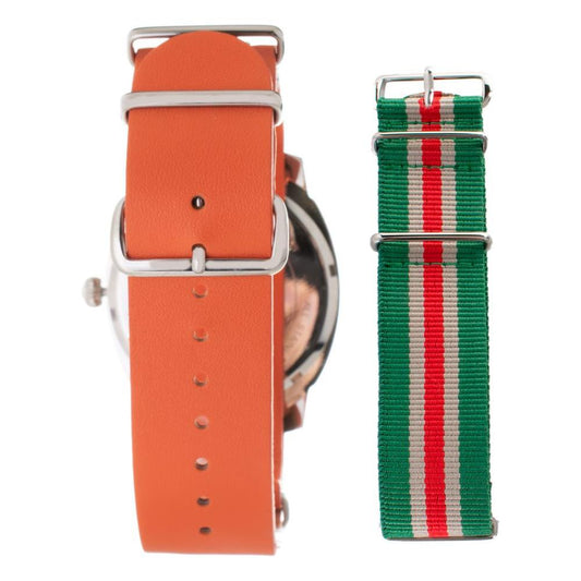 Folli Follie Orange Leather Watch Folli Follie Tomato