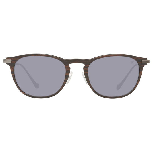 Hackett Brown Metal Metal Metal Sunglasses Hackett Dark Gray