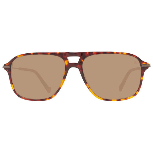 Hackett Brown Acetate Sunglasses Hackett Rosy Brown