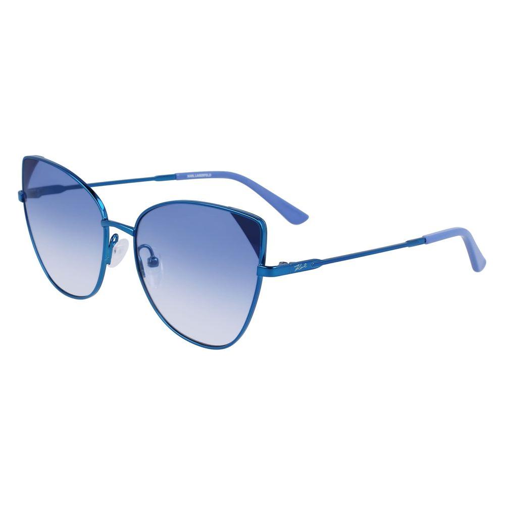 Karl Lagerfeld Blue Metal Sunglasses Karl Lagerfeld