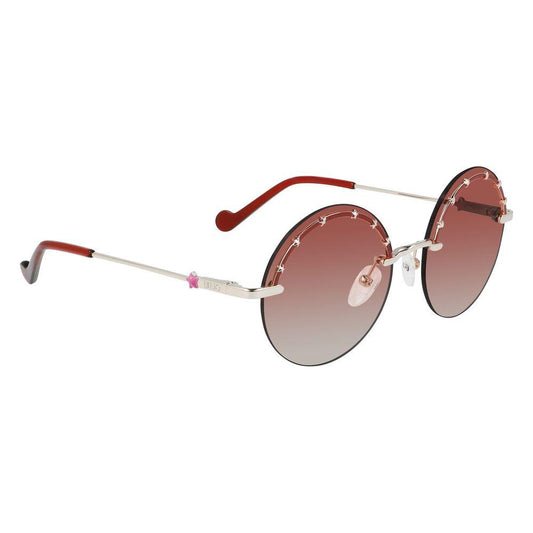 Liu Jo Gold Metal Sunglasses Liu Jo