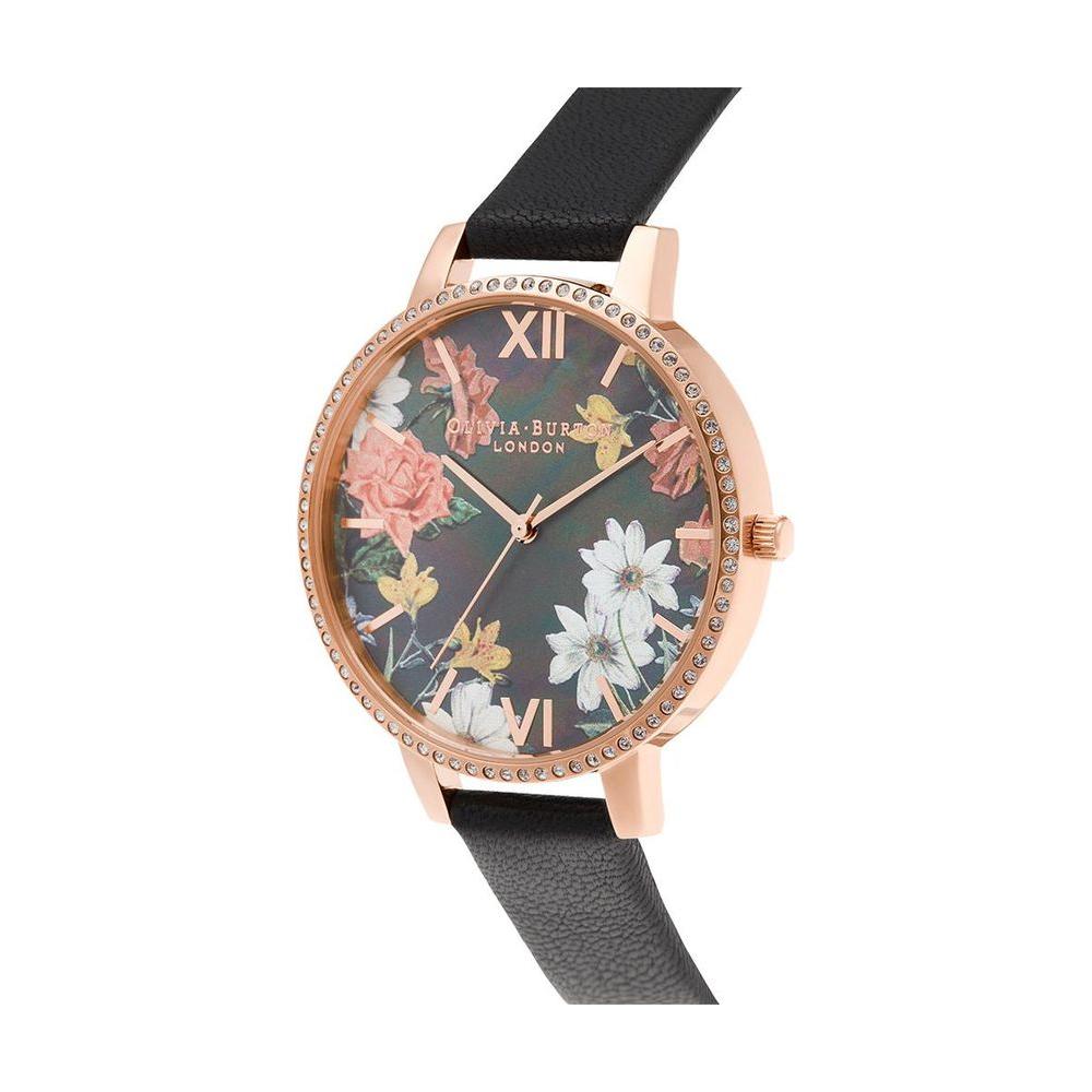 Olivia Burton Black Synthetic Leather Watch Olivia Burton