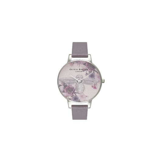 Olivia Burton Gray Synthetic Leather Watch Olivia Burton