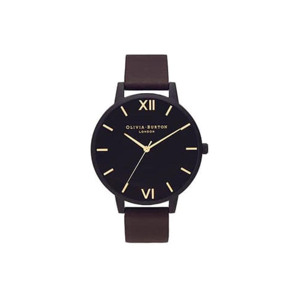 Olivia Burton Black Synthetic Leather Watch Olivia Burton