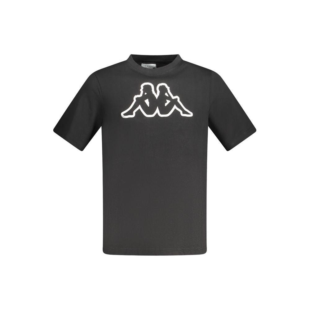 Kappa Black Cotton T-Shirt Kappa