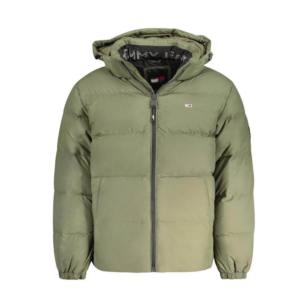 Tommy Hilfiger Green Polyester Jacket Tommy Hilfiger