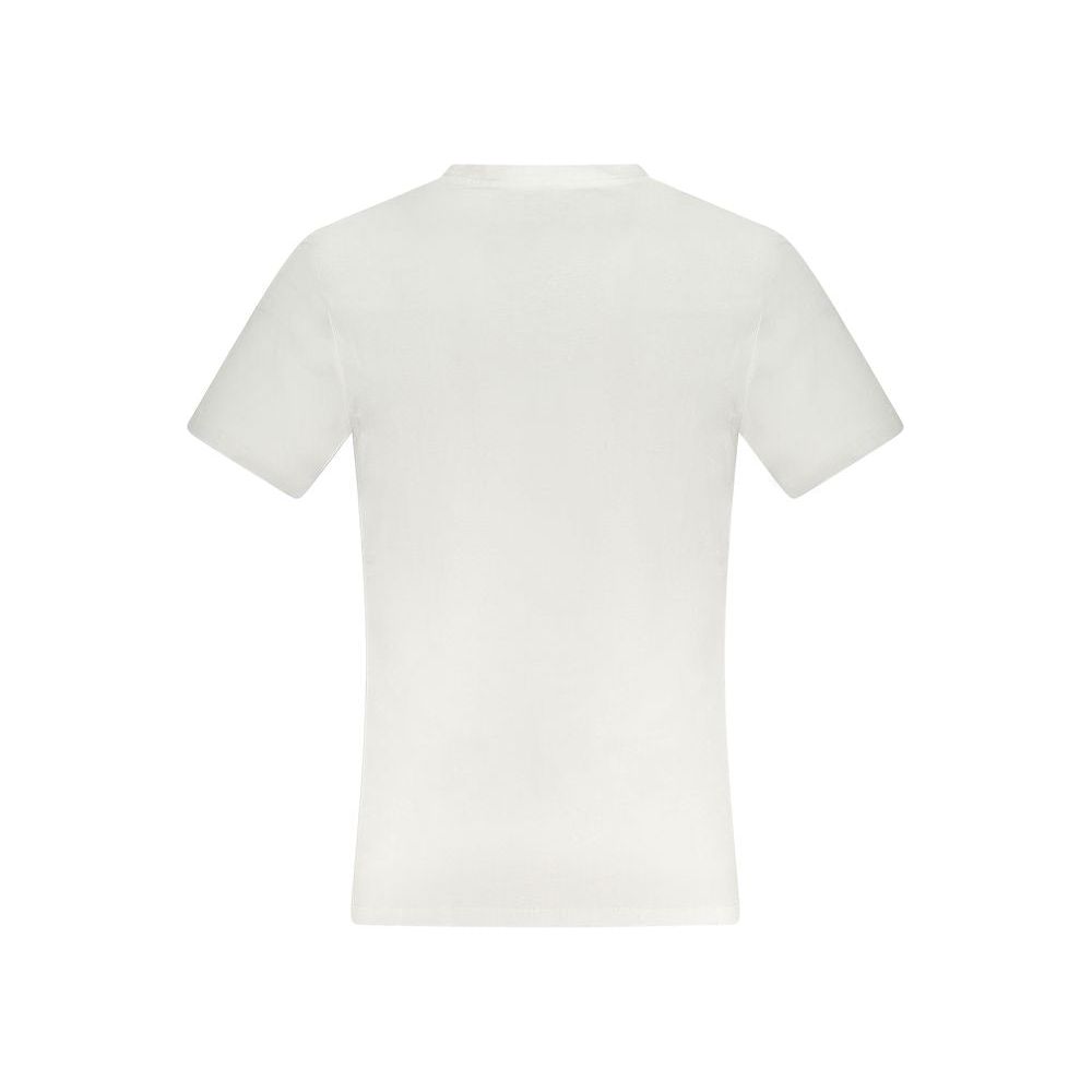 Guess Jeans White Cotton T-Shirt Guess Jeans