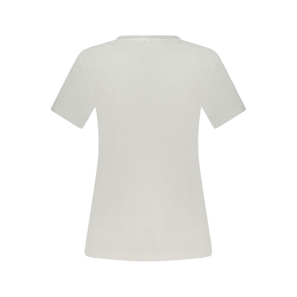 Guess Jeans White Cotton Tops & T-Shirt Guess Jeans