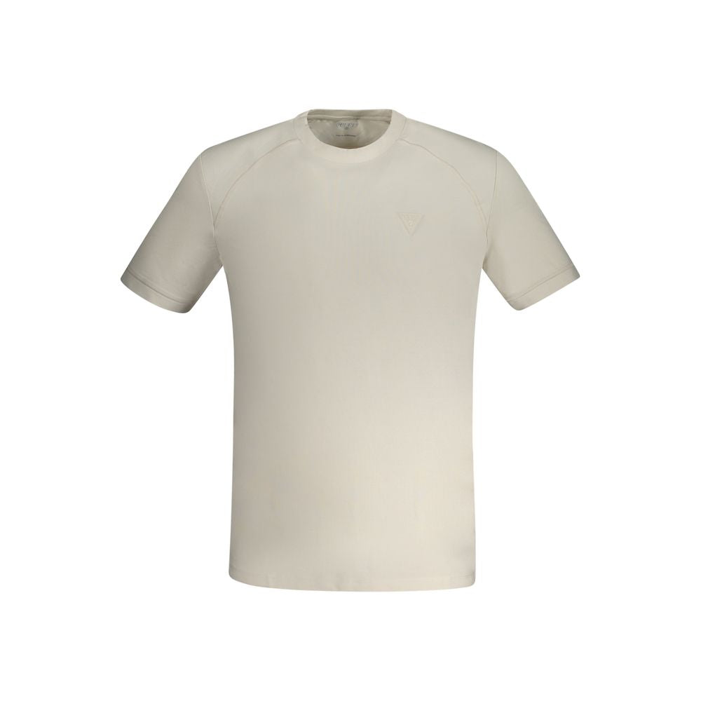 Guess Jeans Beige Polyester T-Shirt Guess Jeans