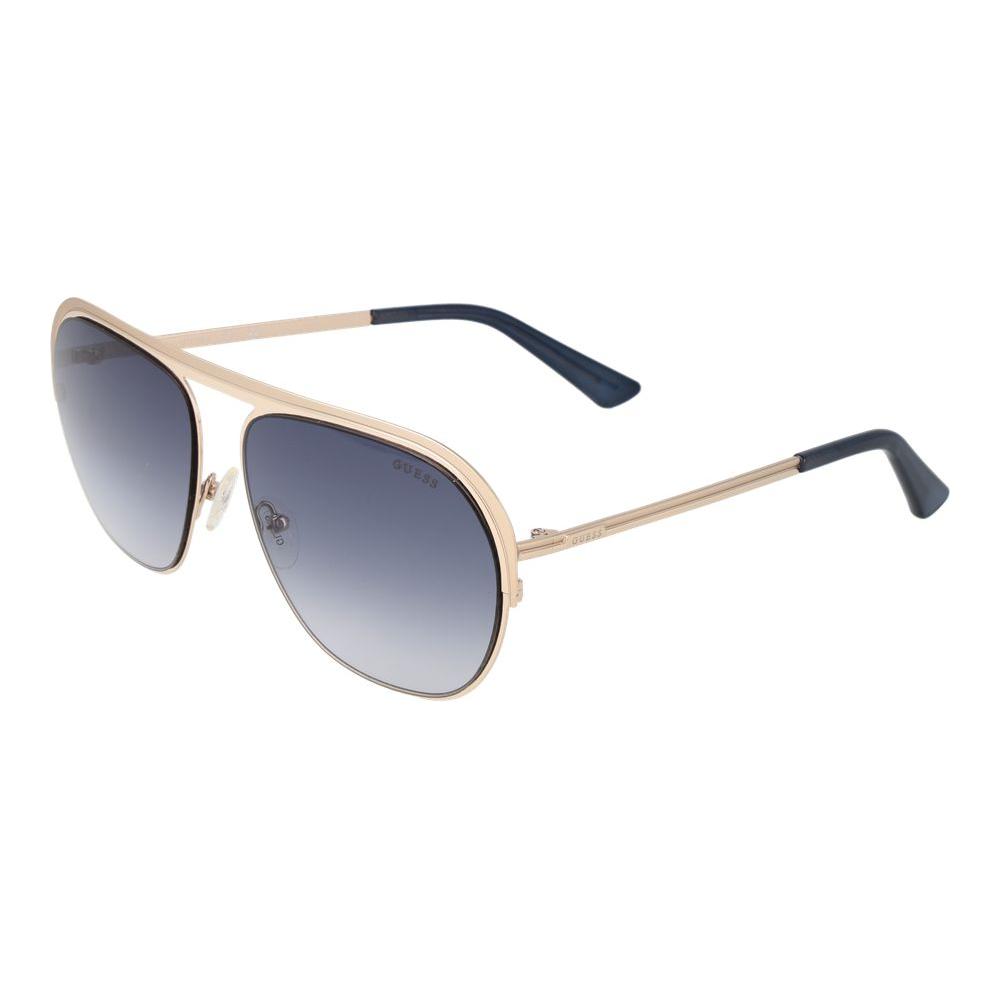 Guess Gold Unisex Sunglasses Guess