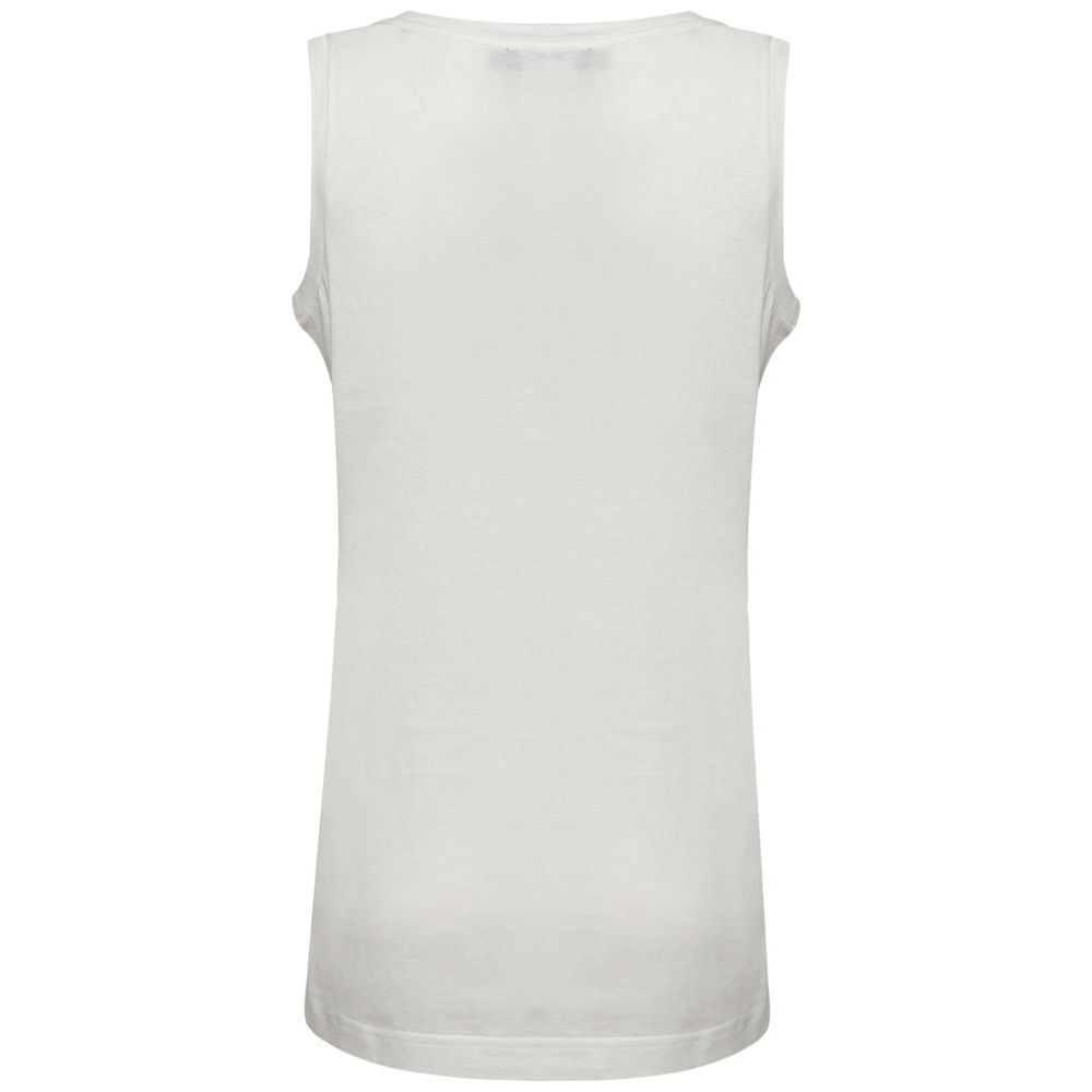 Dolce & Gabbana White Cotton Tops & T-Shirt Dolce & Gabbana