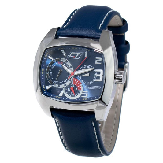 Chronotech Blue Leather Watch Chronotech