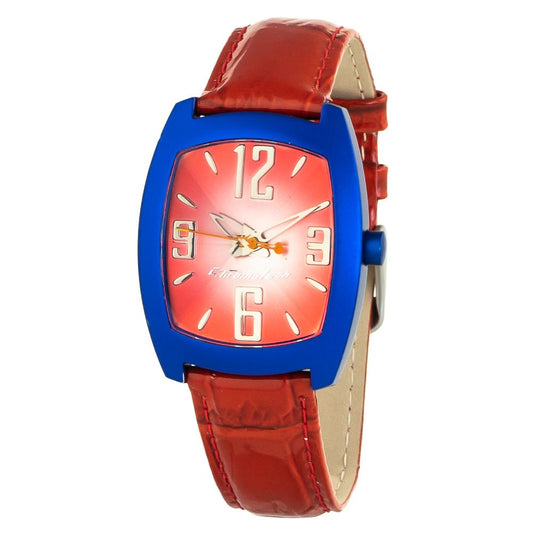 Chronotech Red Leather Watch Chronotech