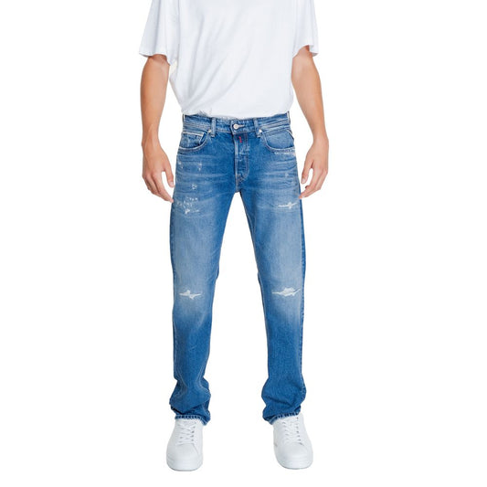 Replay Blue Cotton Jeans & Pant Replay