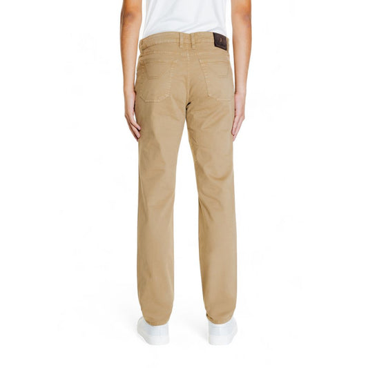 Jeckerson Beige Cotton Jeans & Pant Jeckerson