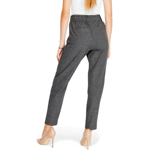 Only Gray Polyester Jeans & Pant Only