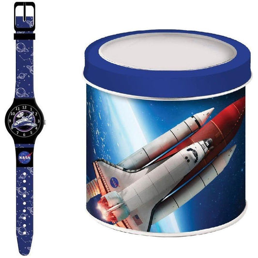 KID WATCH Mod. NASA - Tin Box WATCHES CARTOON