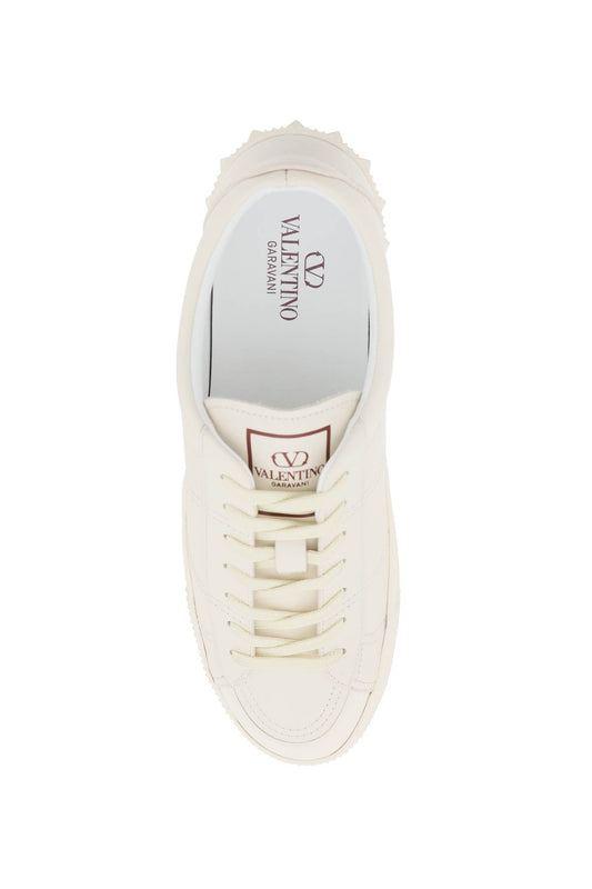 Valentino Garavani leather city planet sneakers