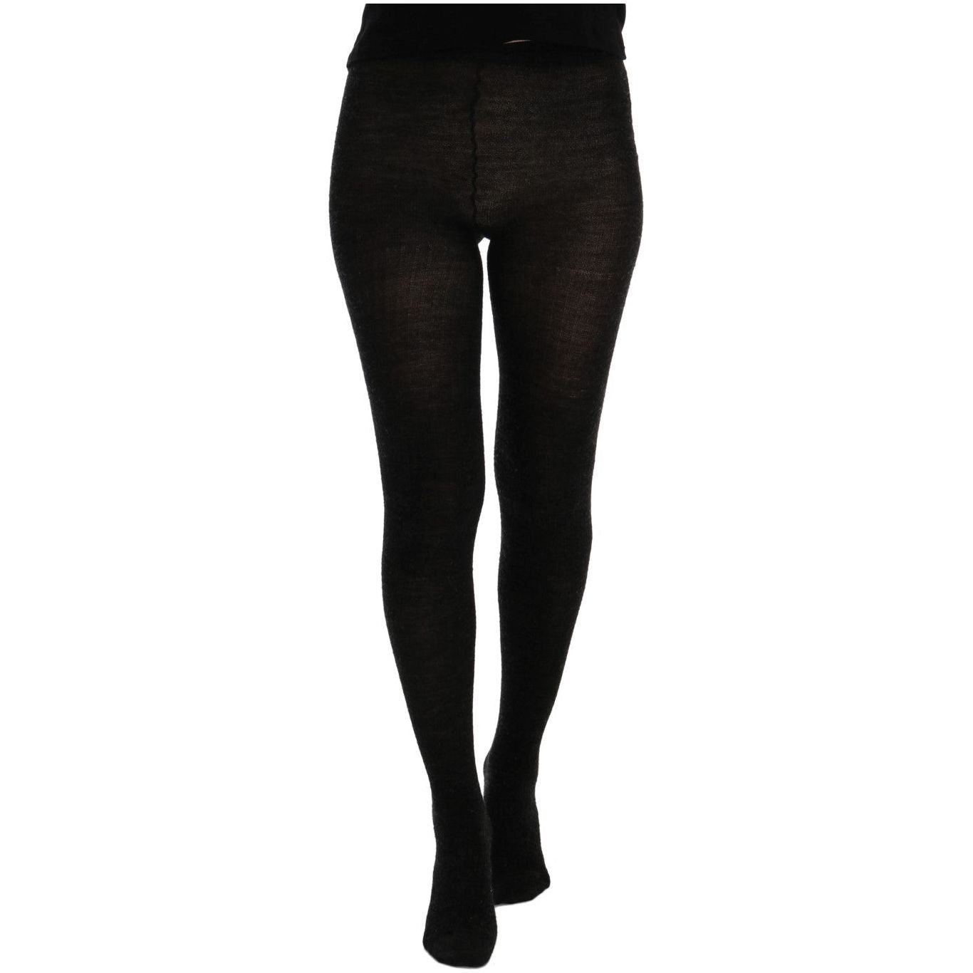 Dolce & Gabbana Elegant Gray High-Waist Stretch Tights Pants Dolce & Gabbana