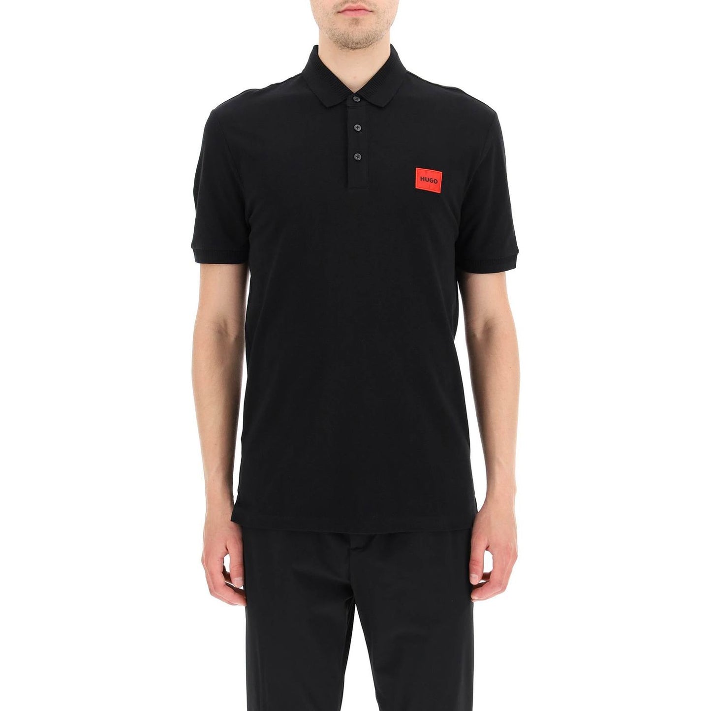 Hugo polo shirt with logo patch Topwear Hugo