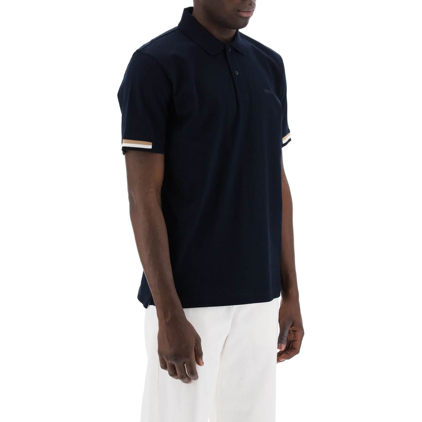 Boss parlay polo shirt with stripe detail Topwear Boss