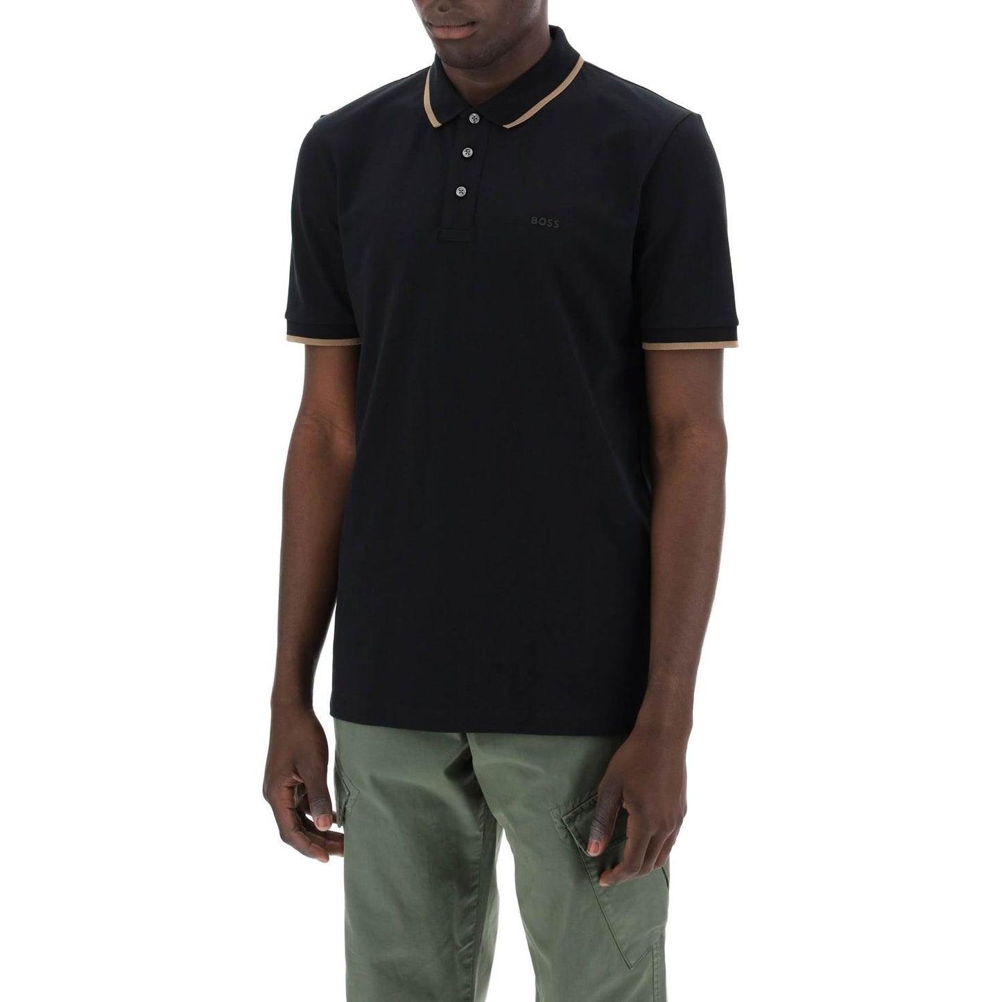 Boss 'contrast trim parlay polo shirt Topwear Boss