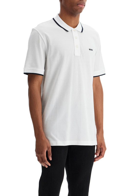 Boss parlay polo shirt with contrast trims Topwear Boss