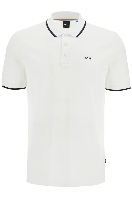 Boss parlay polo shirt with contrast trims Topwear Boss