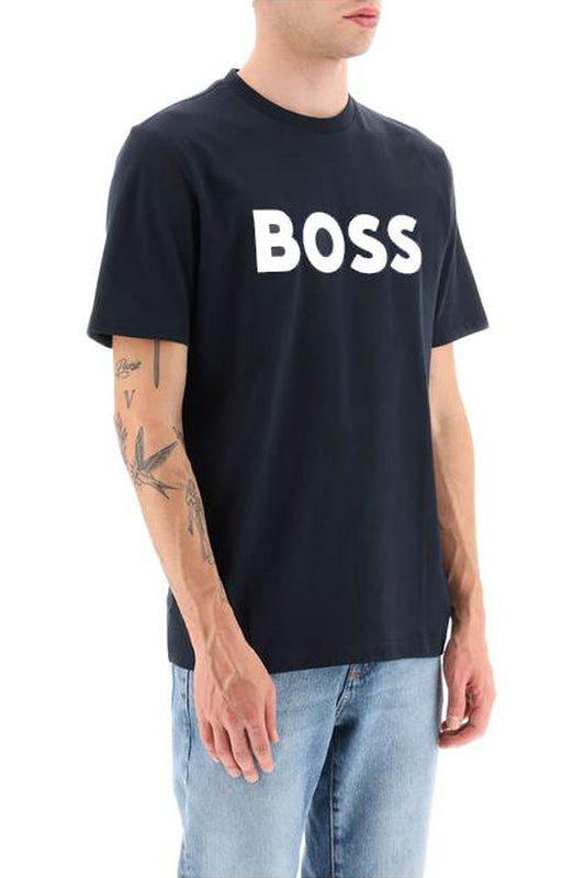 Boss tiburt 354 logo print t-shirt Topwear Boss