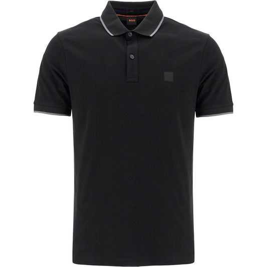 Boss slim fit piqué polo shirt with tipped Topwear Boss