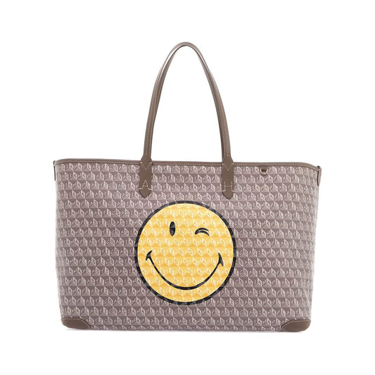 Anya Hindmarch i am a plastic bag wink zipped tote bag