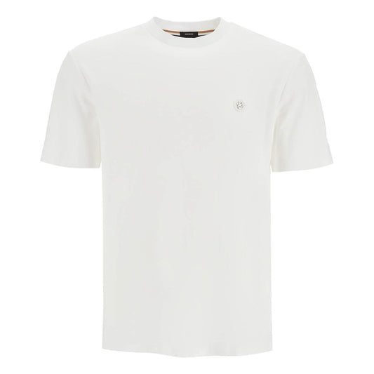 Boss t-shirt with double monogram patch Topwear Boss