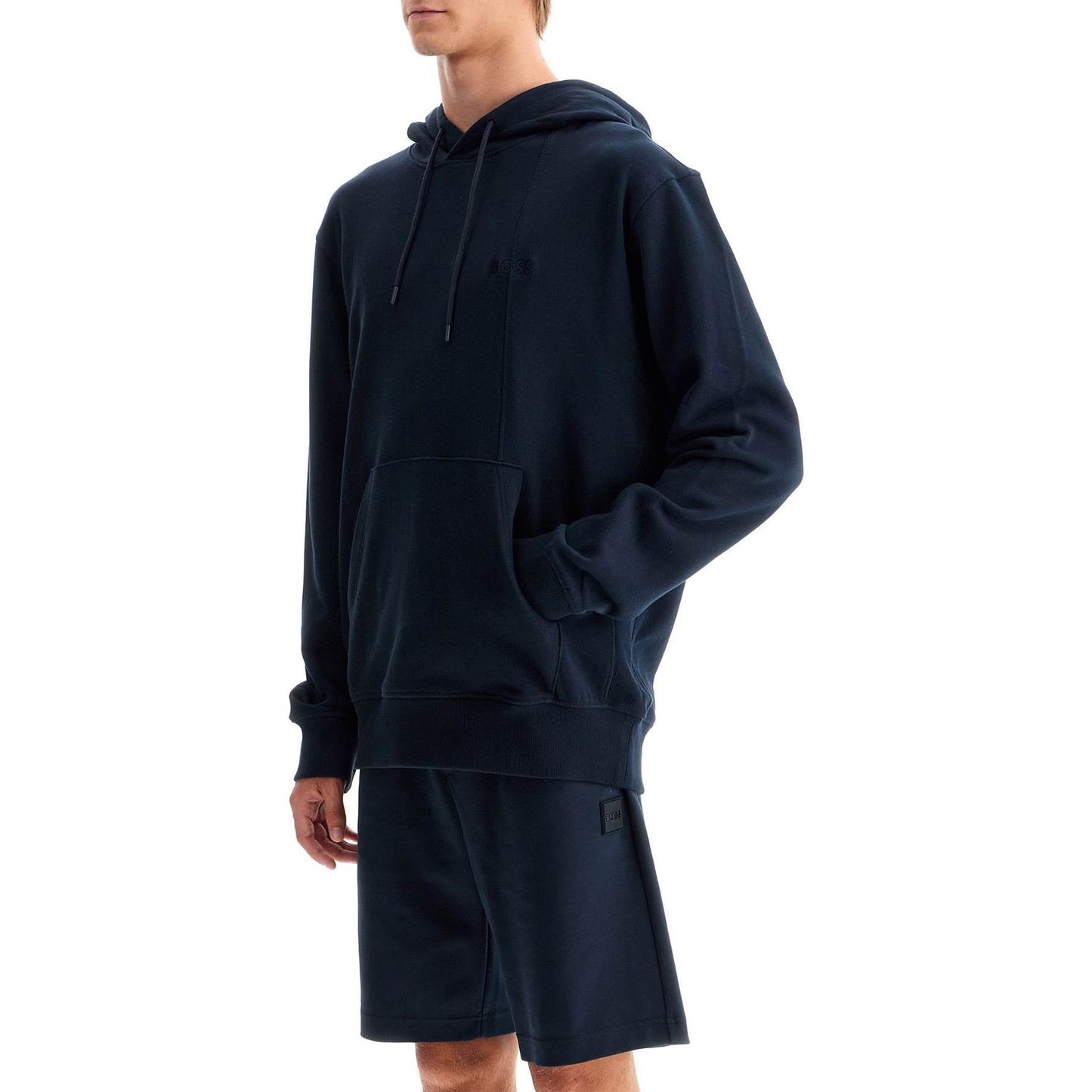 Boss hooded sweatshirt with sustainable cotton Topwear Boss