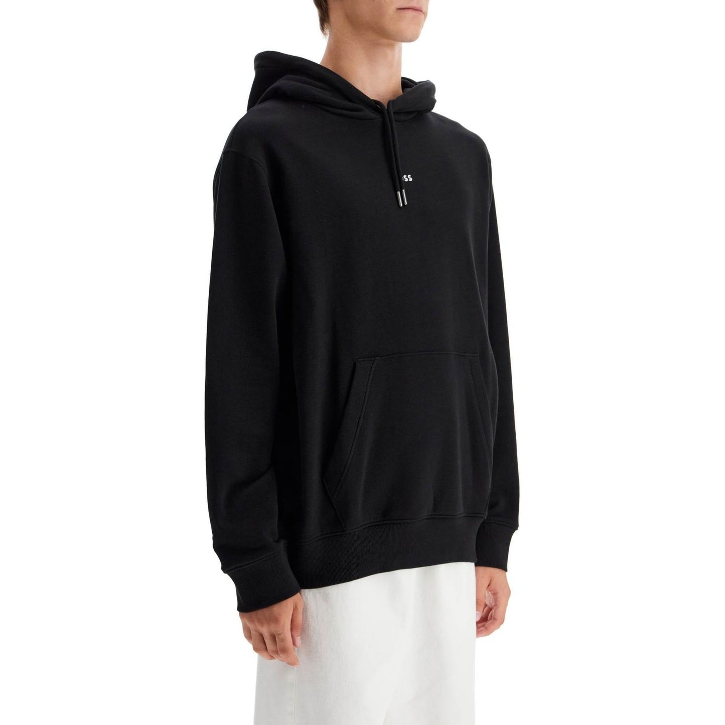 Boss hooded sweatshirt with graphic print Topwear Boss