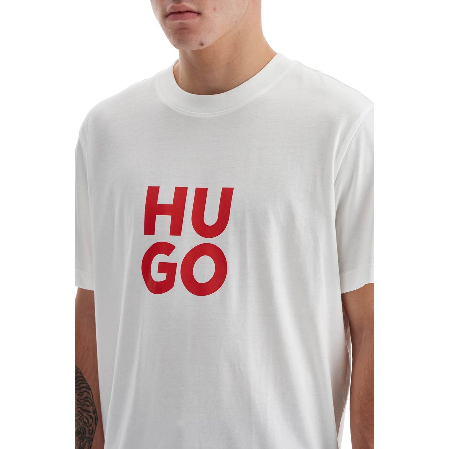 Hugo t-shirt with logo print Topwear Hugo