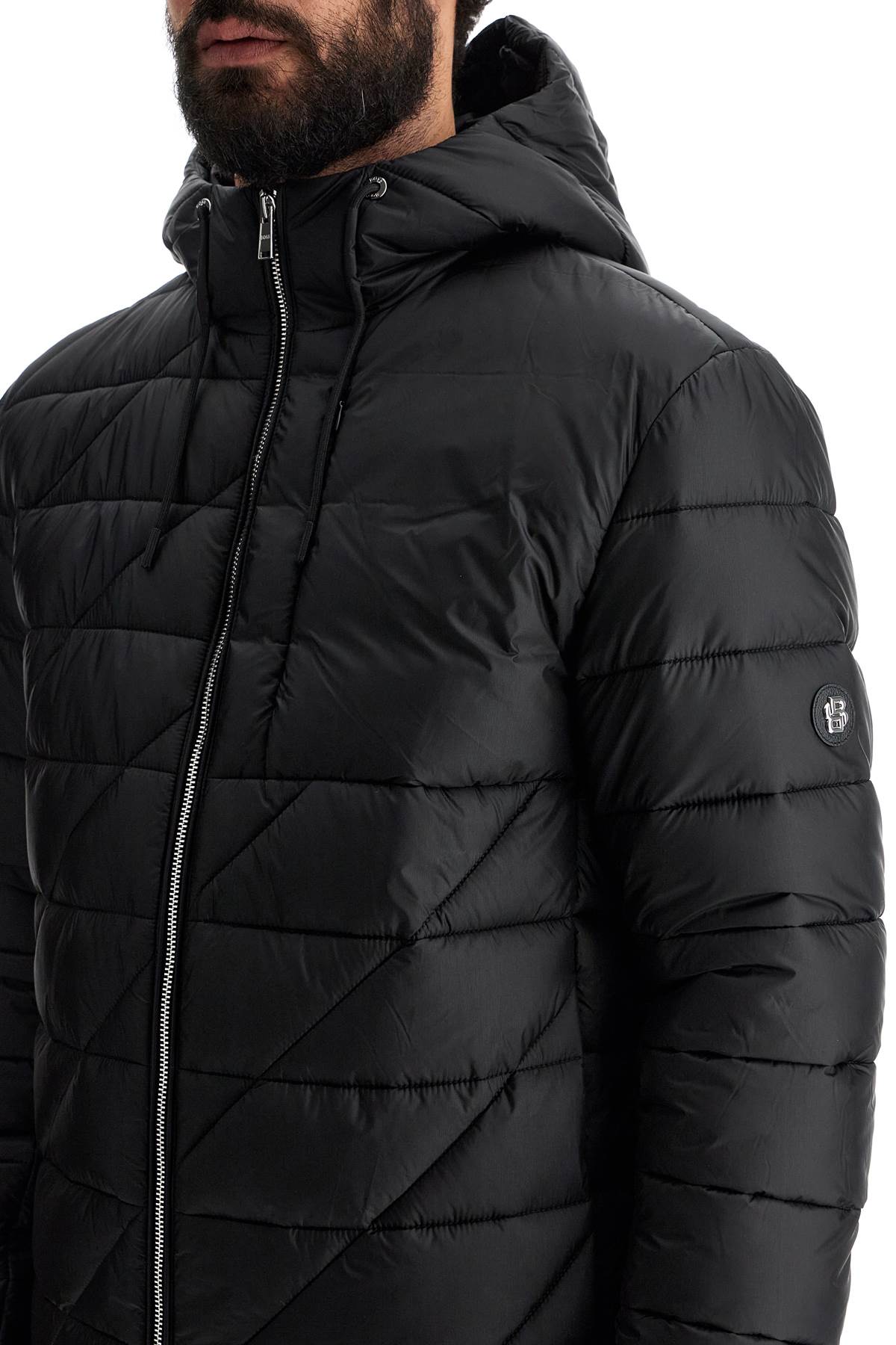 Boss lightweight down jacket with hood