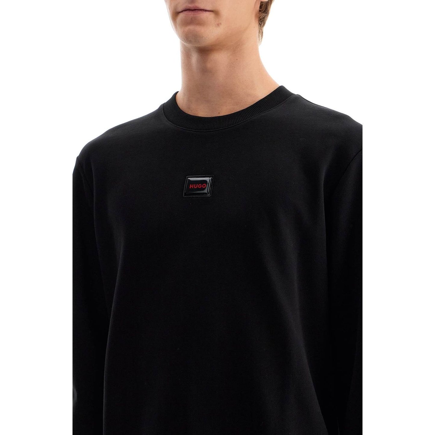 Hugo crewneck sweatshirt with logo Topwear Hugo