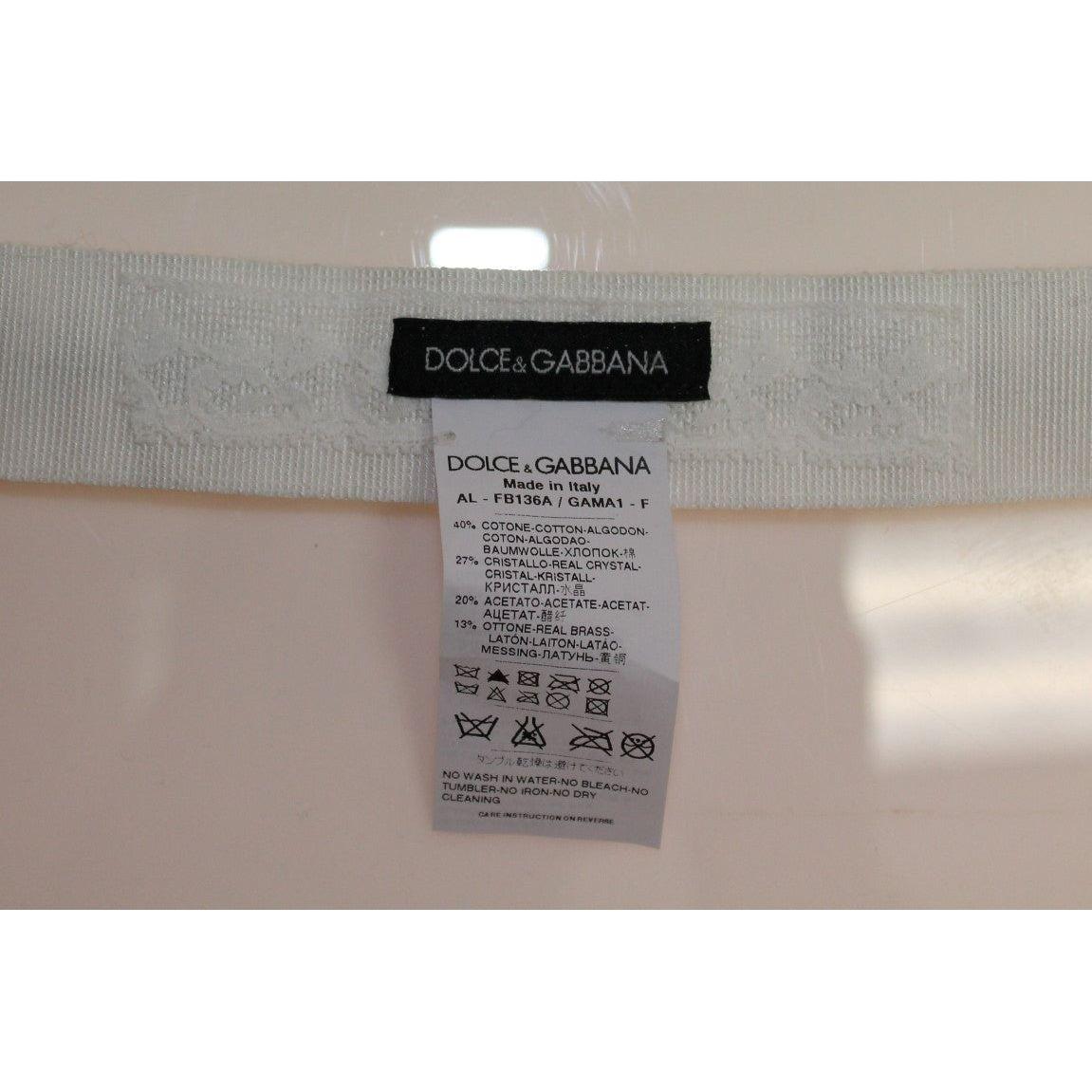 Dolce & Gabbana Elegant Crystal-Embellished Waist Belt Belt Dolce & Gabbana