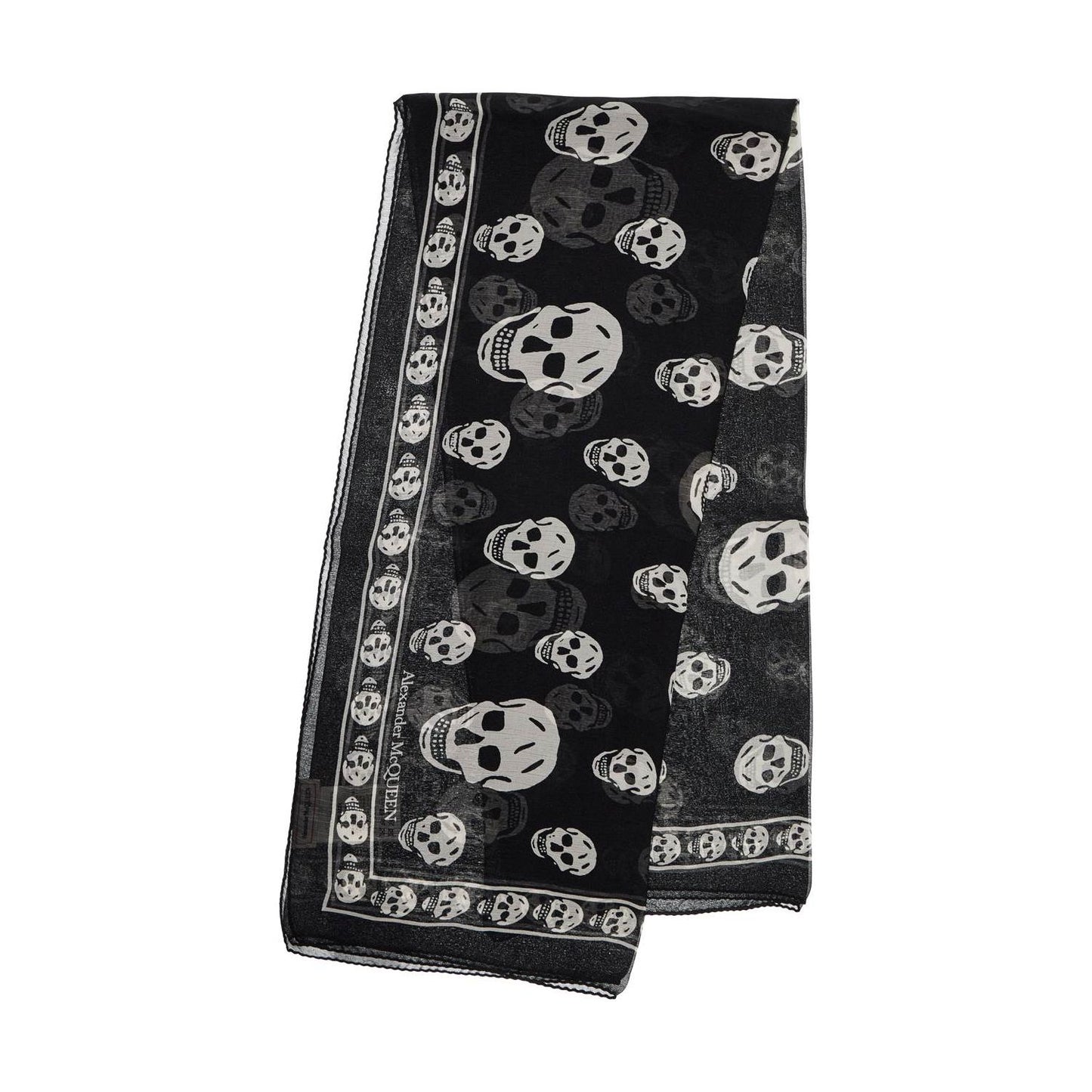 Alexander Mcqueen silk skull scarf Scarves Hats & Gloves Alexander Mcqueen