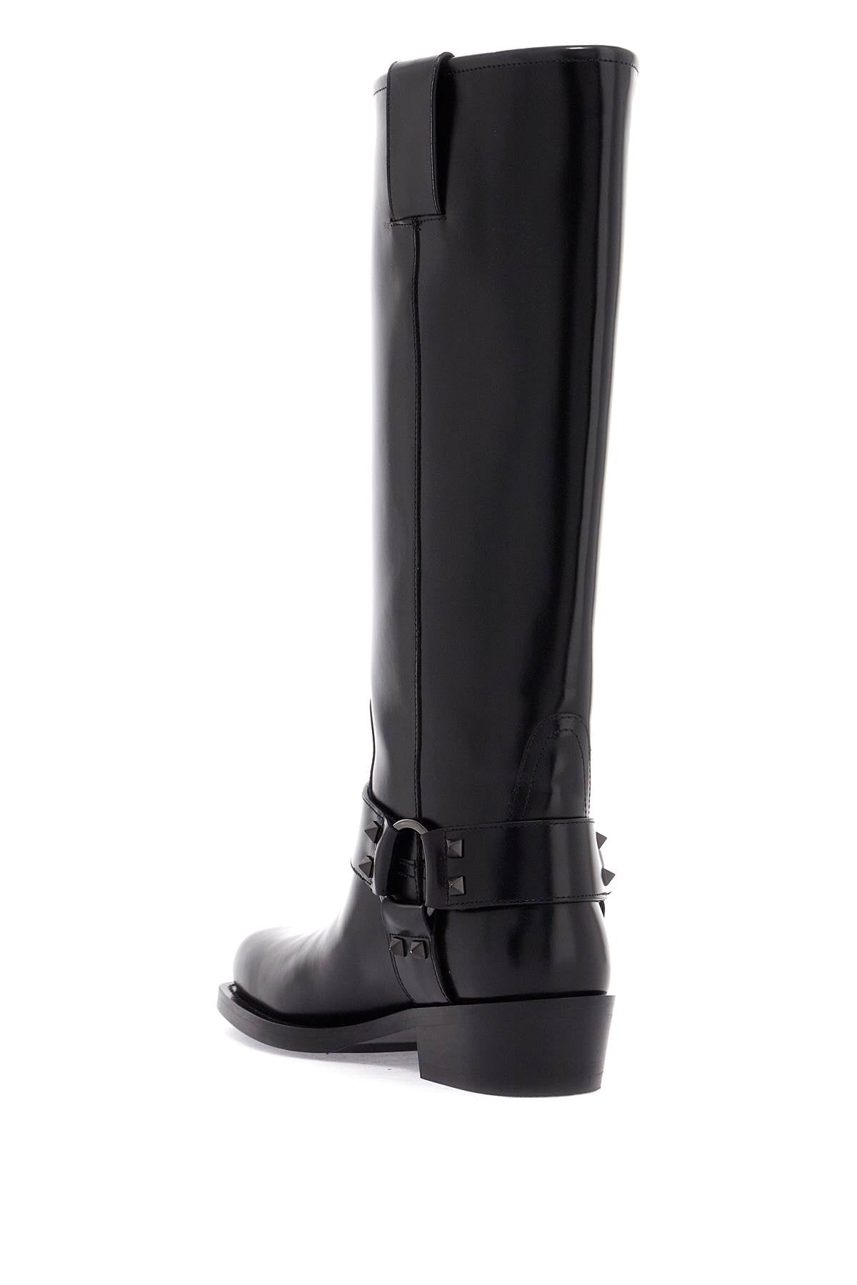 Valentino Garavani rockstud biker boot Boots Valentino Garavani