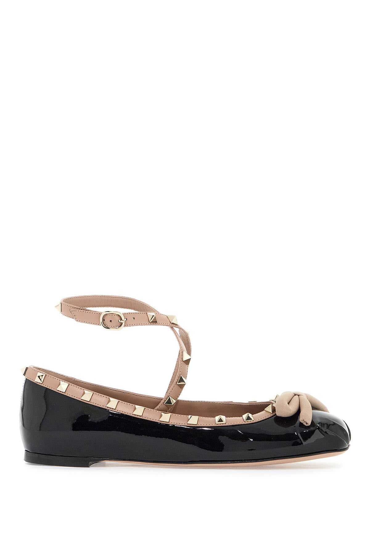 Valentino Garavani 'rockstud patent leather ball Flat Shoes Valentino Garavani